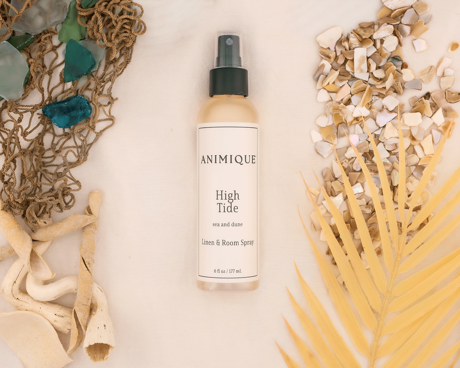 High Tide room and linen spray by Animique — pet-safe home fragrance