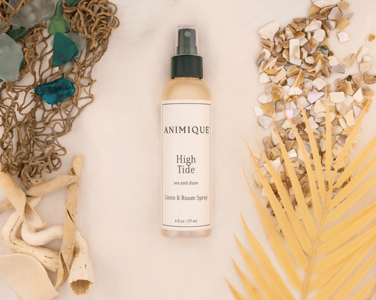High Tide room and linen spray by Animique — pet-safe home fragrance